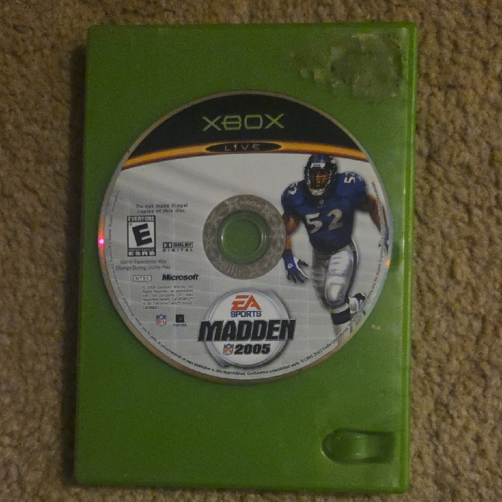 Madden NFL 2005 for - Green Case